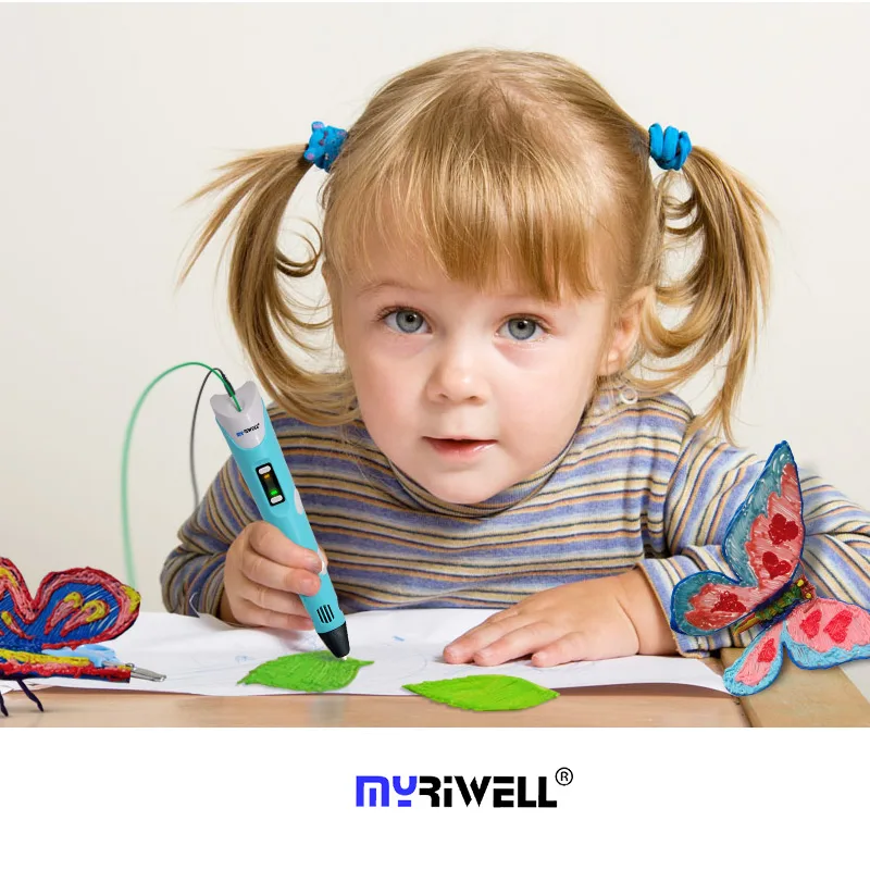 3d-ручка myriwell 20 цветов 1 75 мм 3d нити с бесплатной пла-3d ручкой Ручка умные детские