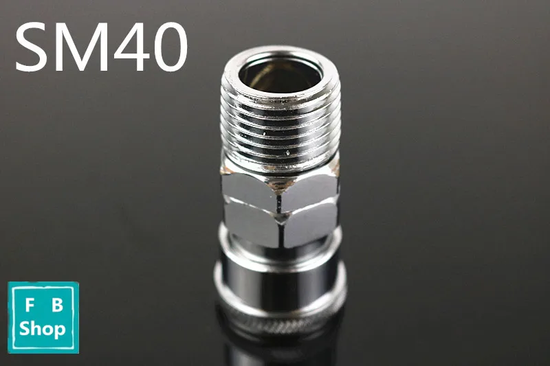 SM40 1/2 ''pt Пневматический воздушный компрессор шланг быстроразъемный разъем 20