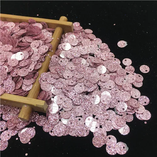 Pink purple 1850 шт блестящая пудра блестки ПВХ Плоская Круглая свободная тесьма с пайетками для шитья свадьбы ремесло Женская одежда Аксессуары Lentejuelas - Цвет: Pink purple