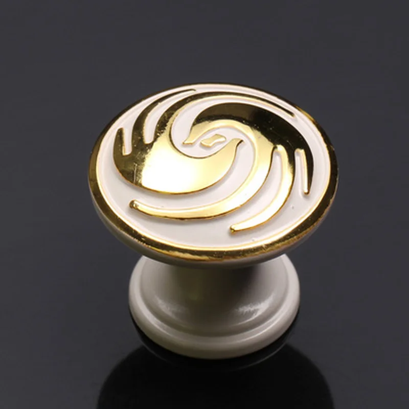 Шкаф ручка мебель ящика дверцы шкафа современный слоновой кости Белый Кухонный