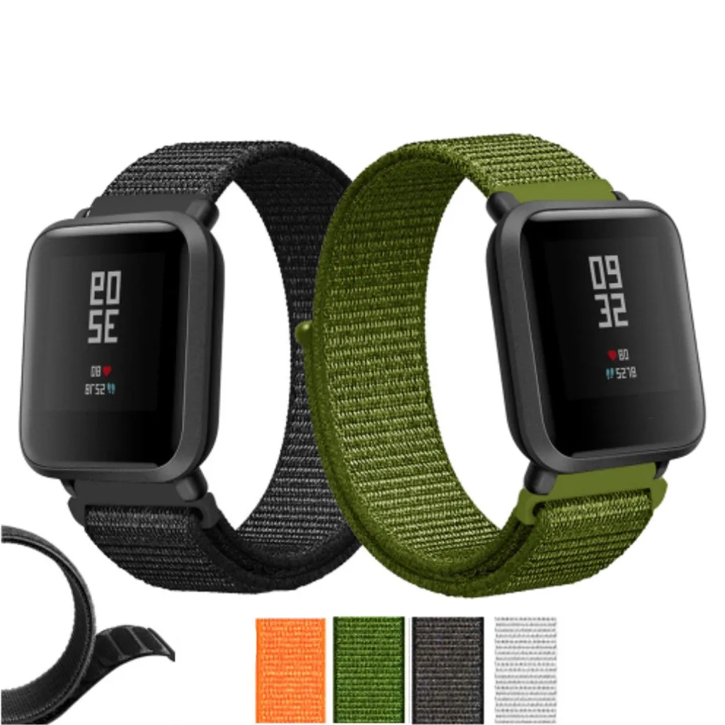 Сменный нейлоновый спортивный ремешок на запястье для Huami Amazfit Bip, Молодежные часы, браслет на запястье, умный Браслет#19