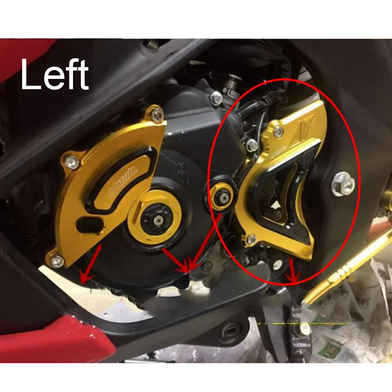Передняя Звездочка цепи для YAMAHA YZF R15 YZF-R15 2015 2016 2017 защитный чехол аксессуары