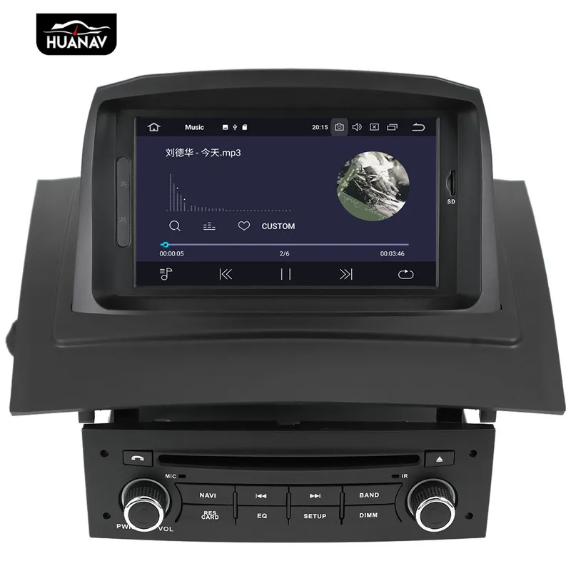 DSP Android10.0 автомобильный DVD плеер GPS навигация для Renault Megane 2 Fluence 2002 2008 SatNav радио