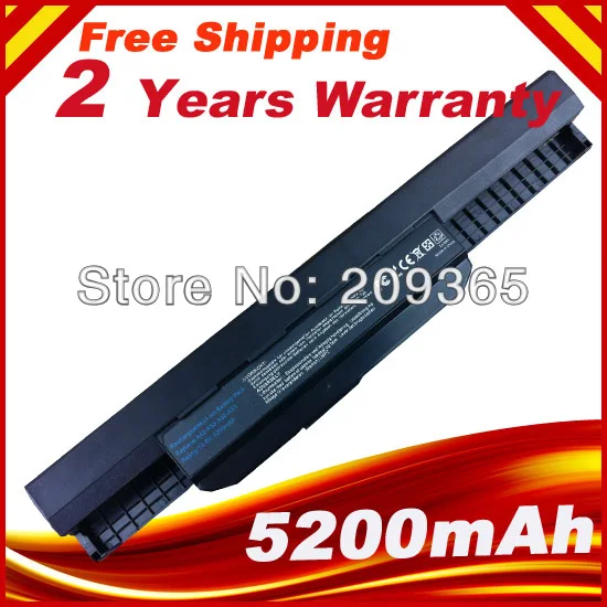Аккумулятор для ноутбука Asus X54H K43SJ X54C X84 K53S K53 K53SV K53T K53E K53SD X44H ноутбук ПК|laptop