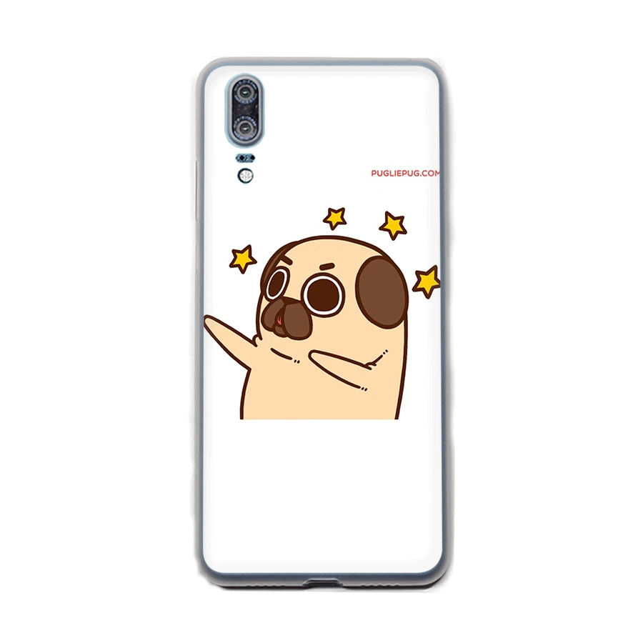 Чехол Desxz I love pugs для Huawei P8 P9 P10 Lite P20 P30 P2 Pro Жесткий Чехол|Чехлы-накладки| |