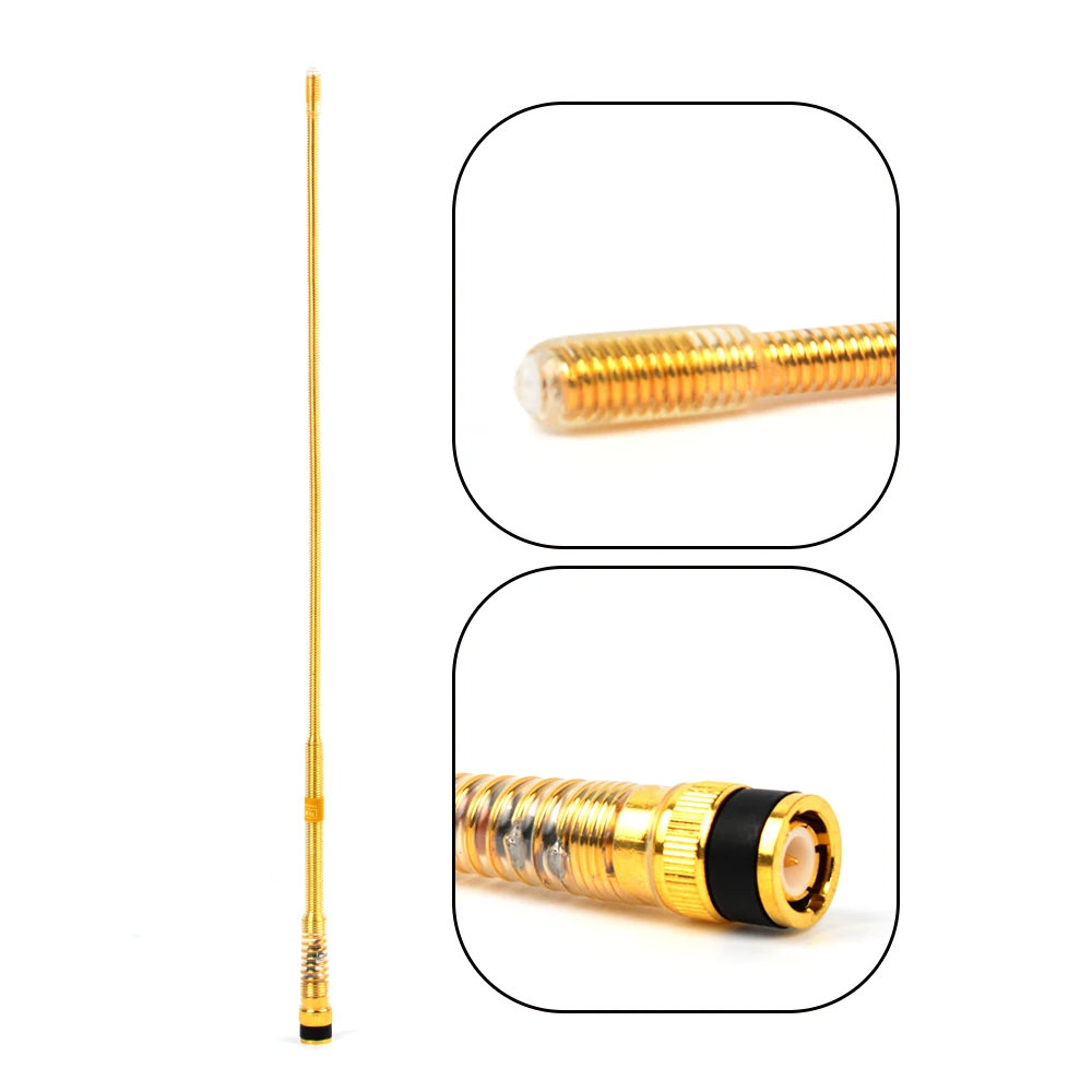 HYS FP405 BNC рация антенна двухдиапазонный VHF/UHF 144/430 мГц гибкие Ручной два передающие