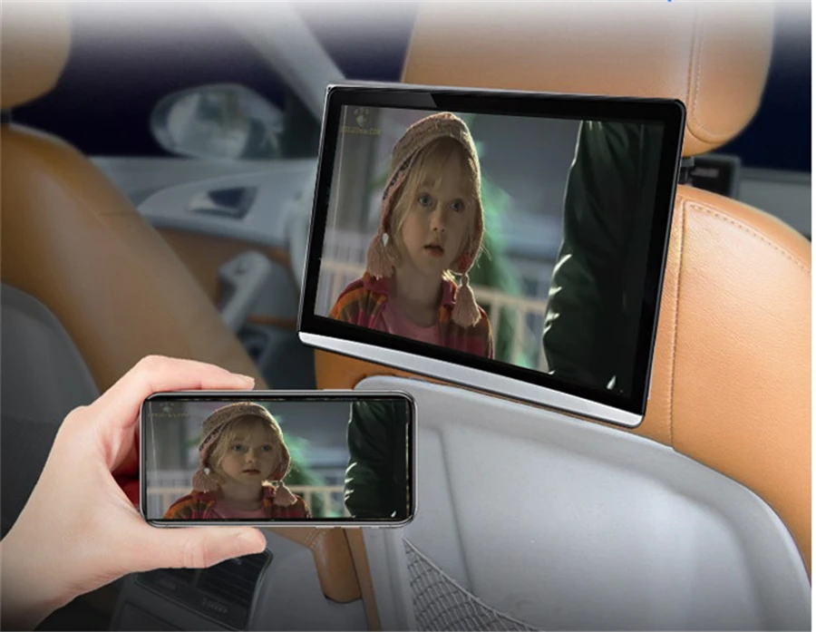 12,5 дюймов HD1080P Android 7,1 ram 2 Гб rom 16 Гб wifi BT HDMI Mirror Link OBD TPMS FM подголовник заднего сиденья мониторы сенсорный экран