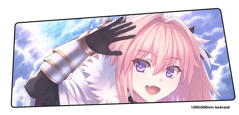 Fate Apocrypha коврик для мыши с изображением 1200x500 мм лучший игровой геймер