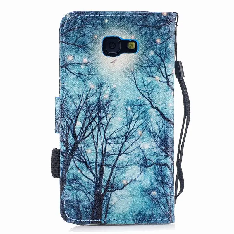 Для Coque Samsung Galaxy A5 2017 чехол роскошные кожаные для A520F случаях стенд держатель карты