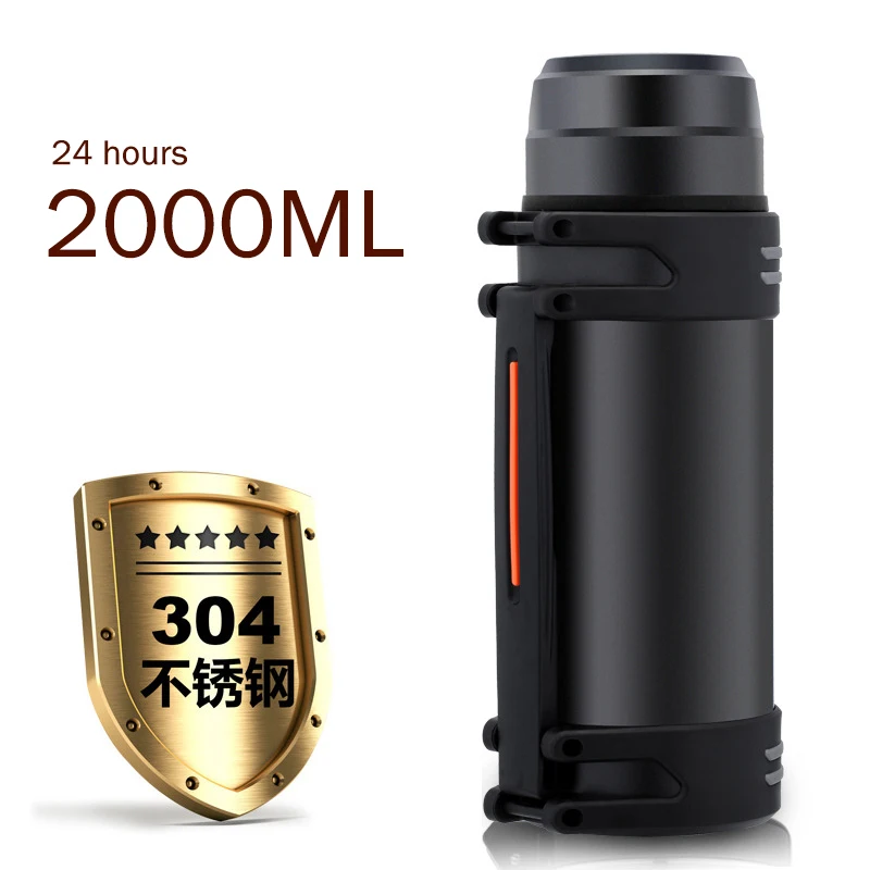 

High-quality 304 Stainless Steel Insulated Thermos Bottle 1.2L/1.6/L2L Travel Coffee Cup Thermal Vaccum Water Bottle Thermal Mug