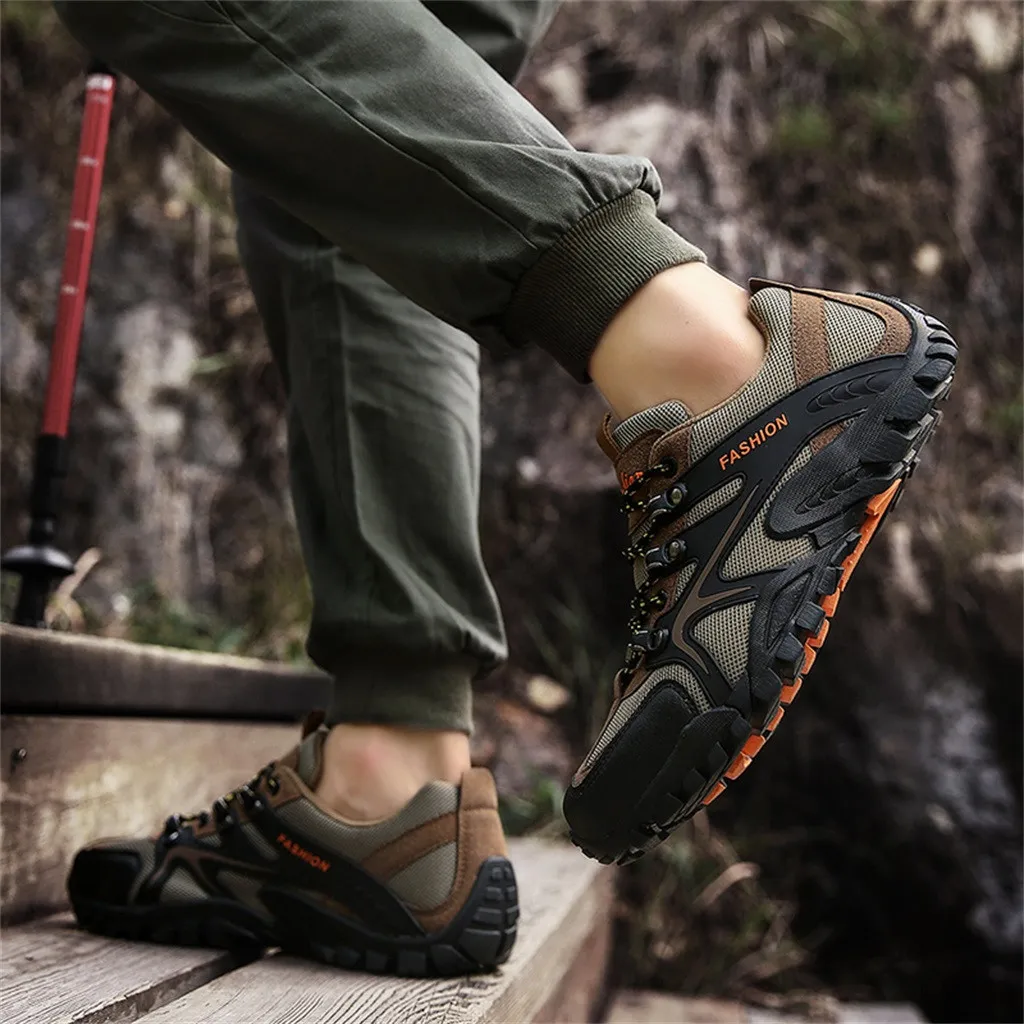 Повседневная обувь Уличная для бега нескользящие спортивные мужские дышащие