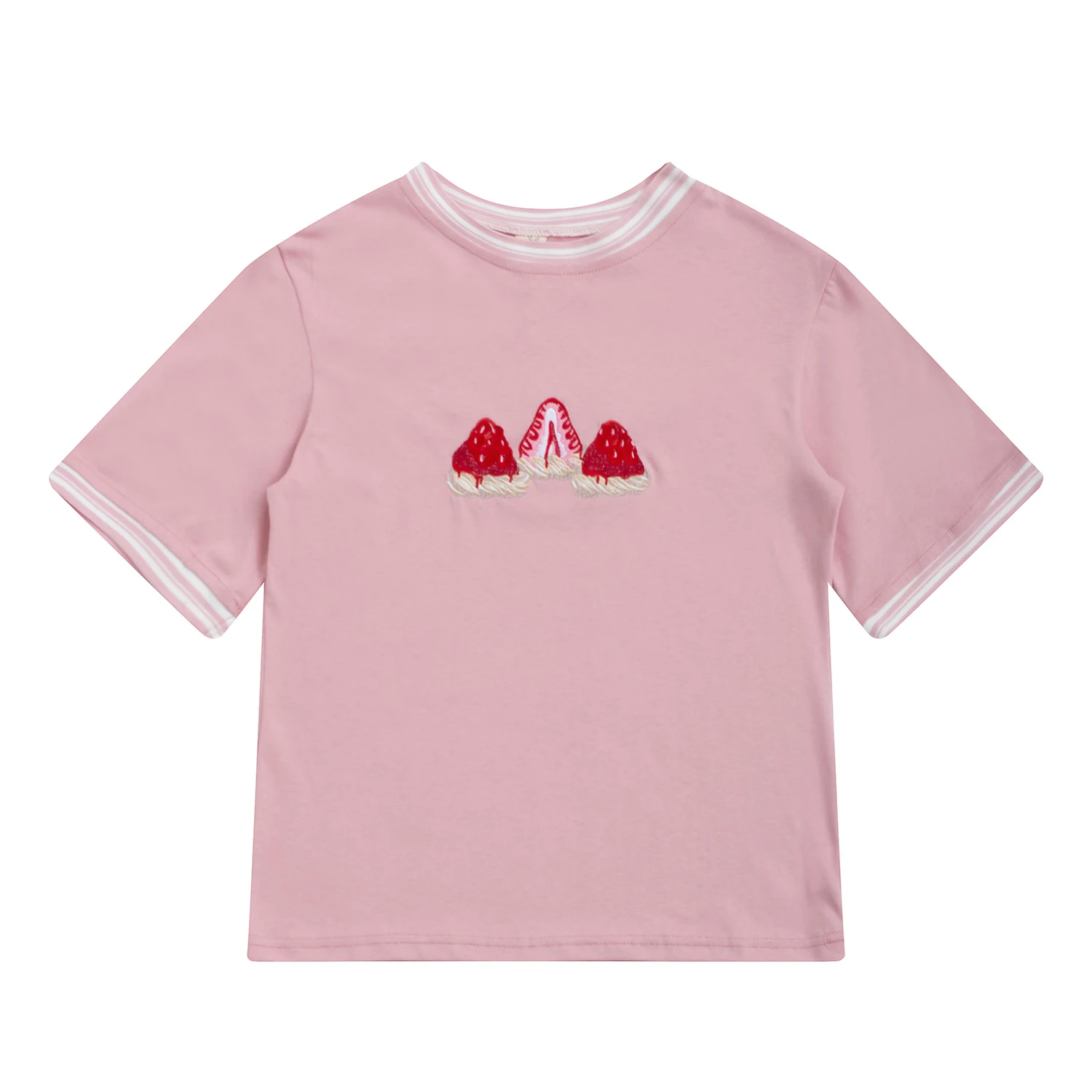 Лето 2018 г. Новый для женщин футболка Топ Футболка короткий рукав экипажа Femme