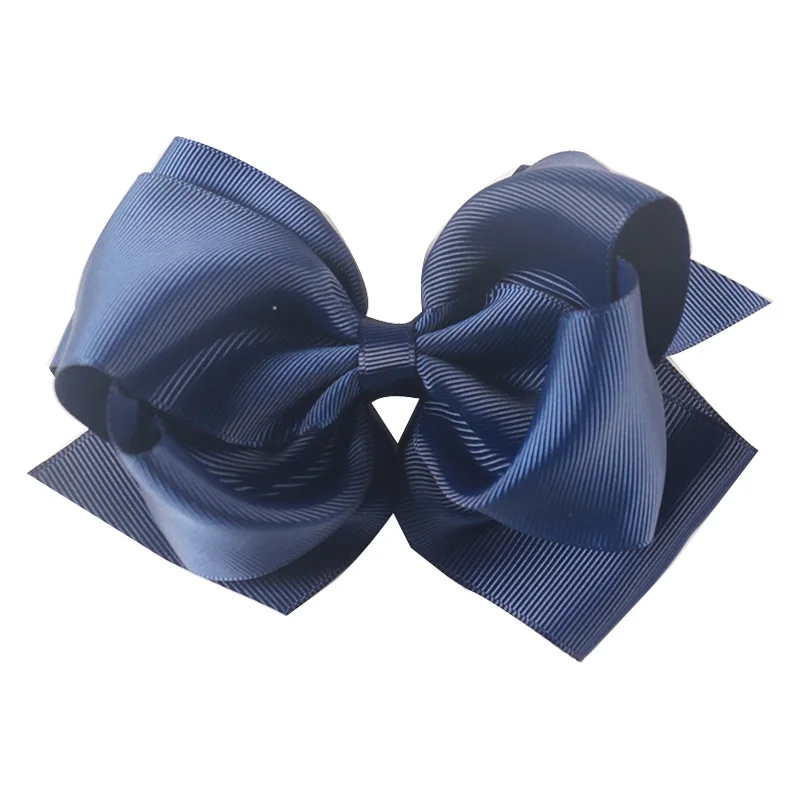 2 шт./лот 6 &quotБольшие банты для волос с клипсами девочек детская модная корсажная