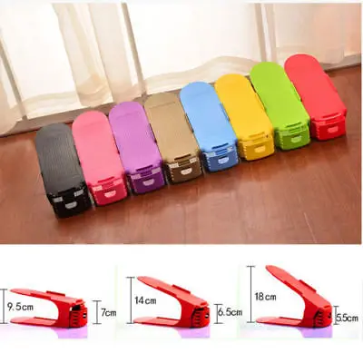 Display Rack Organizer Shoes Space-Saving Plastic Storage Multi-color Hot | Дом и сад