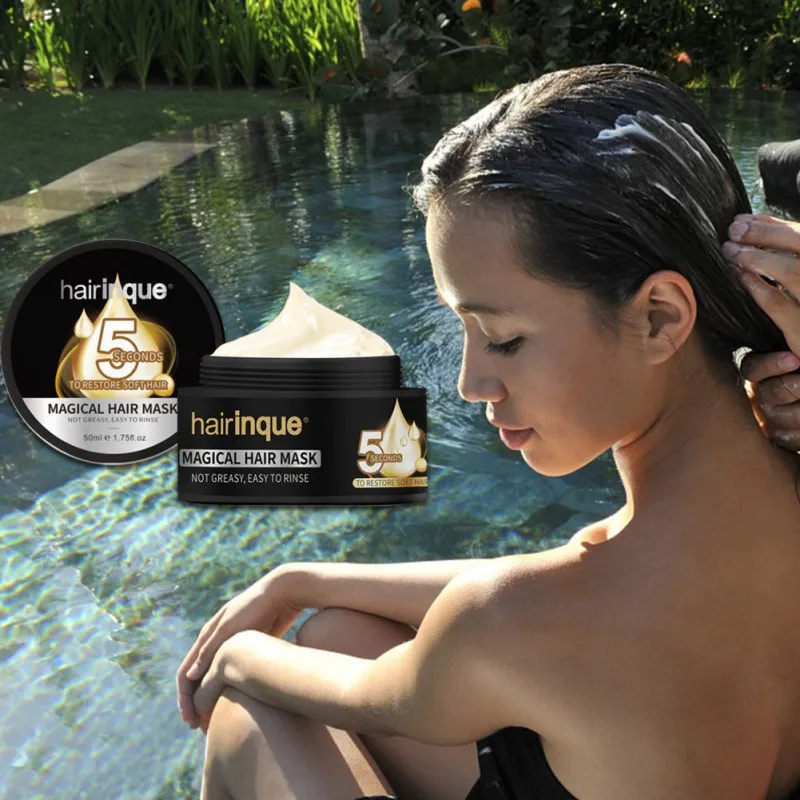 Восстанавливает повреждения волос за 5 секунд восстанавливает мягкие волосы