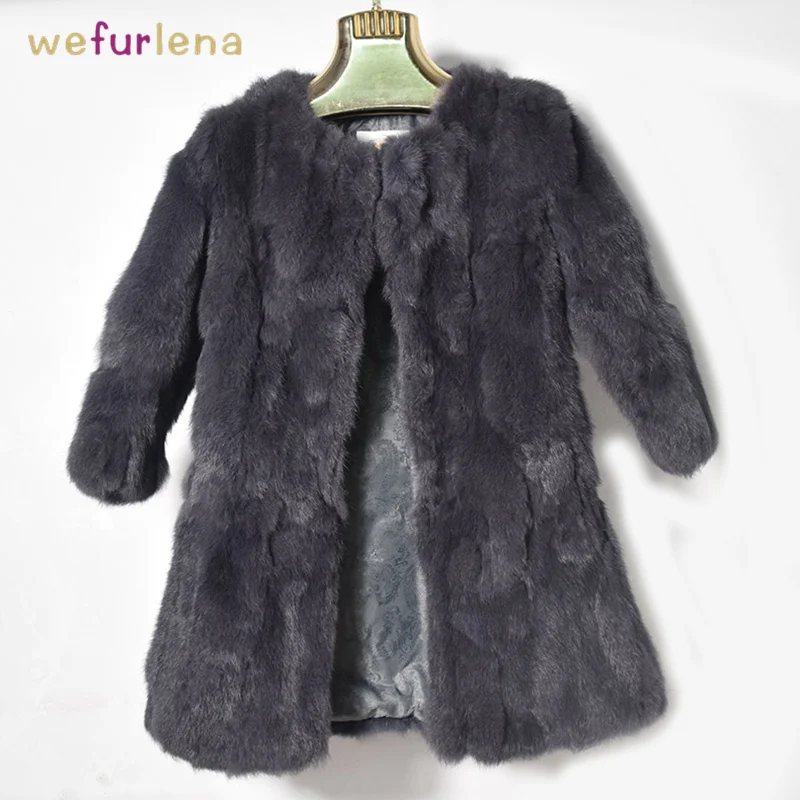 Горячая Распродажа 2018 зимняя теплая натуральная женская куртка средней длины с