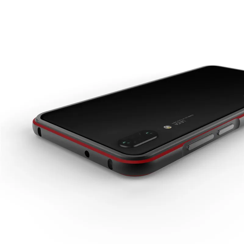 Huawei P 20 P20 Pro Бампер роскошный блестящий металлический бампер рамка чехол для huawei P20 P20Pro Алюминиевая Рамка протектор+ пленка