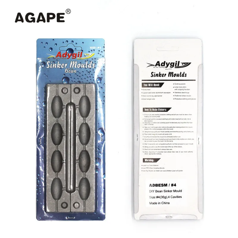 Грузила для рыбалки Agape DIY ADBESM/#4 грузила 36 г 4 полости|Рыболовные снасти| |