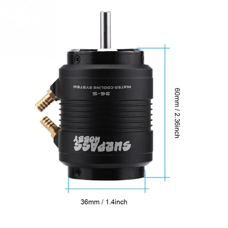Surpass hobby 4 полюса 3660 4300KV мотор + 36 S куртка с водяным охлаждением 90A