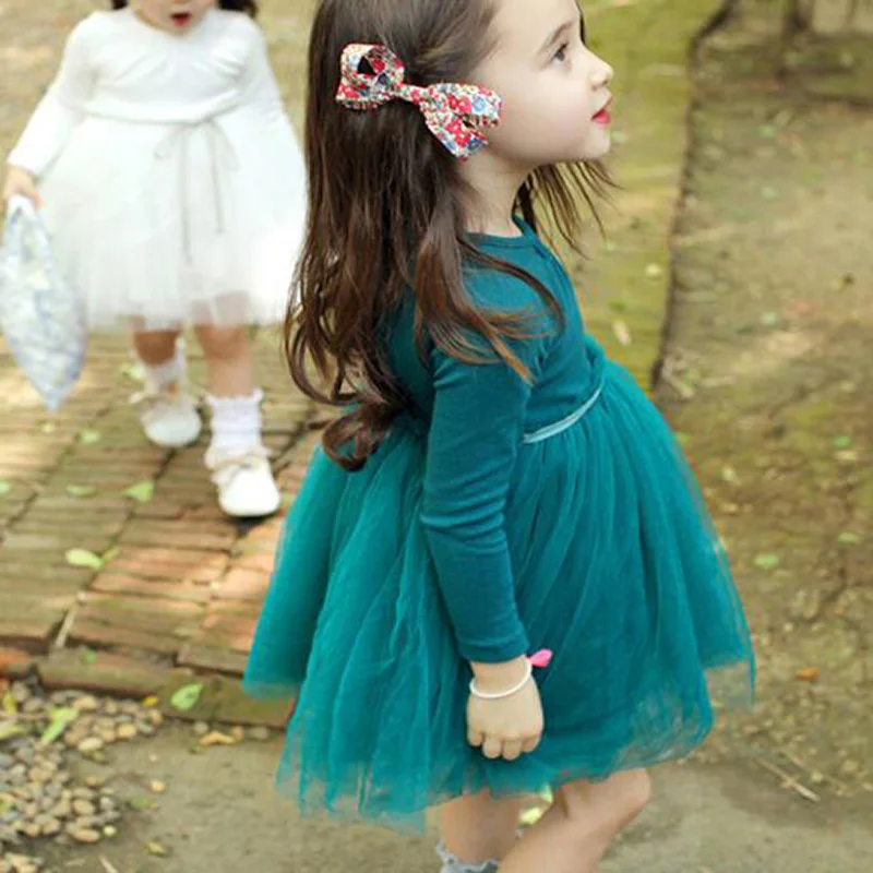 Детские платья для девочек Новинка 2020 года Весенне-осенние модели Корейские