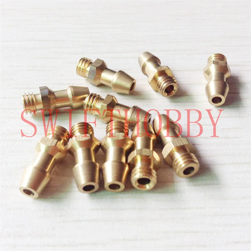 10 шт. M4 резьбовой водяные ниппели/выходы для радиоуправляемой