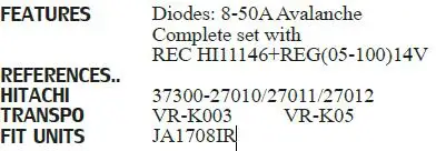 Новый выпрямитель переменного тока HNROCK 11521000/HI11146ZT|rectifier| |