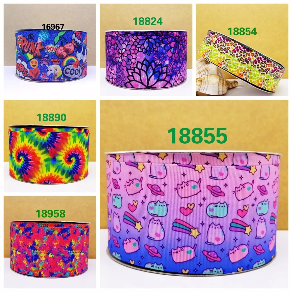 Бесплатная доставка 50 ярдов мультфильм печатных grosgrain ленты 18958|printed ribbon|grosgrain