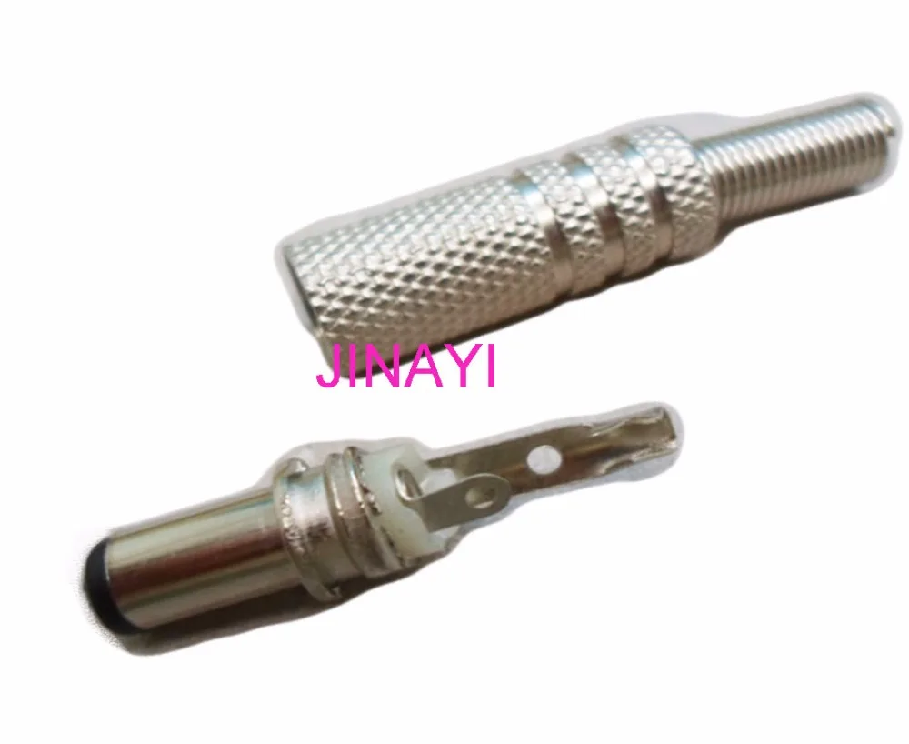 50 шт. металлический DC 5 5X2 1 мм штекер Адаптер питания разъем|male power connector|male dc