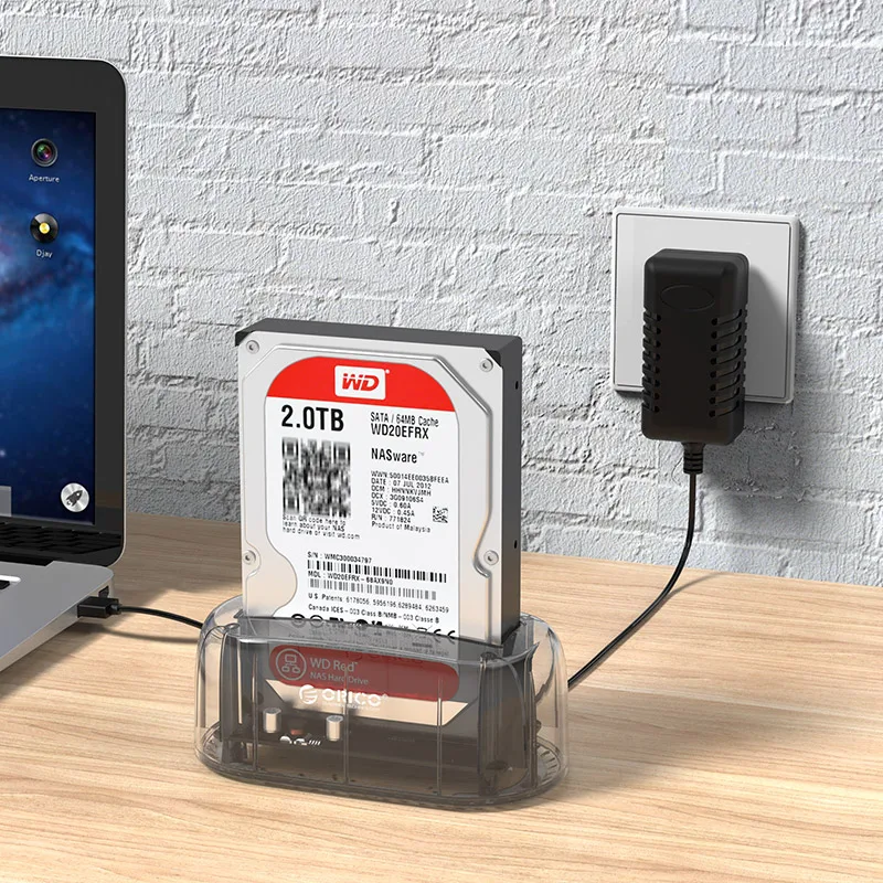 ORICO HDD корпус для 2 5/3 5 дюймовый SSD прозрачный жесткого диска type C USB3.1 Gen1 док станция
