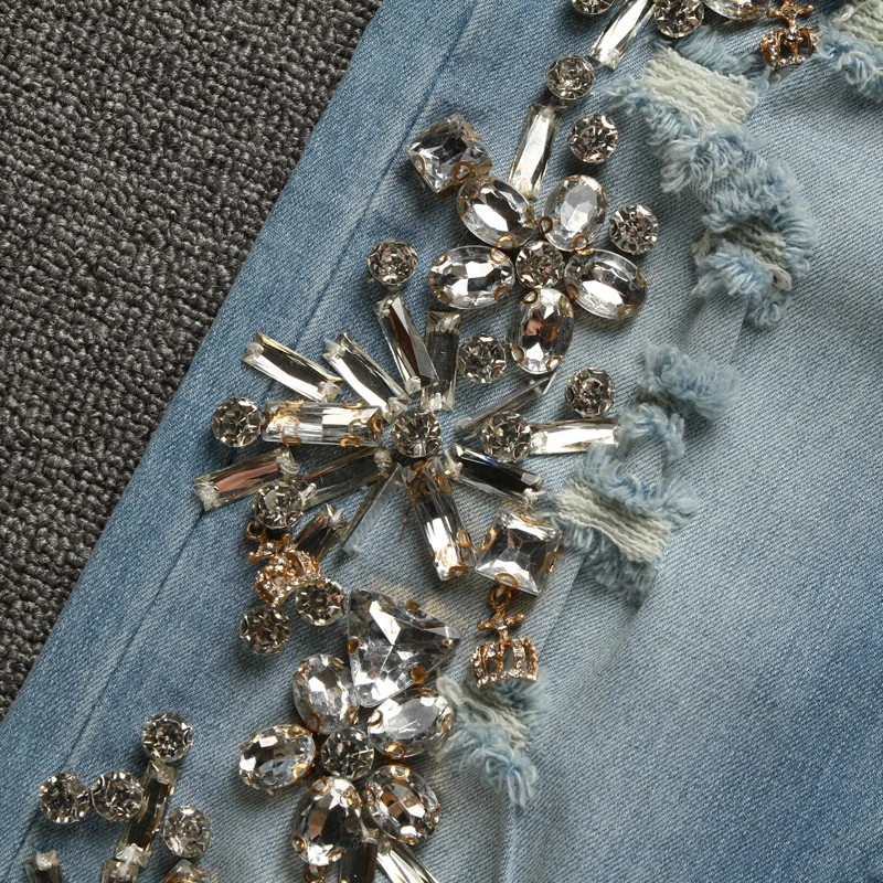 Женские джинсы карандаш винтажные облегающие брюки со стразами|diamond jeans|jeans beadswomen