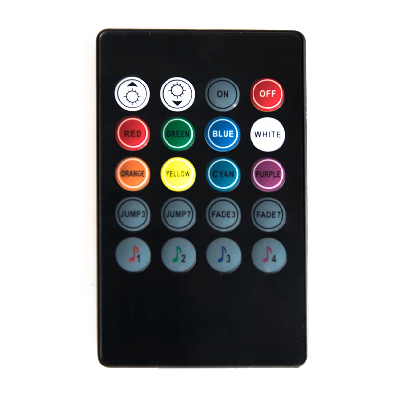 HKZZI 5050 USB СВЕТОДИОДНЫЙ светильник RGB 5 в 0,5-1 м-2 м-3 м фоновая телевизионная цветная светодиодная полоса музыка и ИК-контроллер 20 клавиш