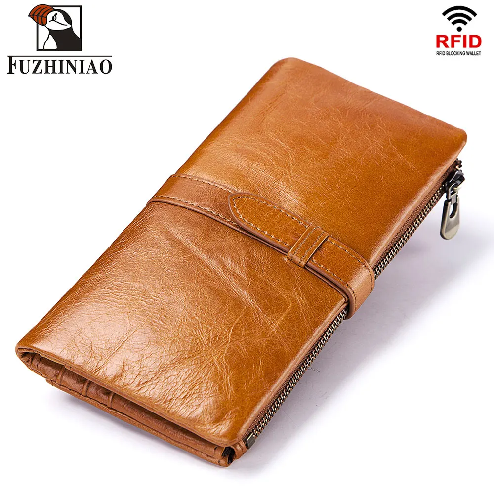 Женский кошелек из натуральной коровьей кожи Fuzhiniao мужской бумажник для монет