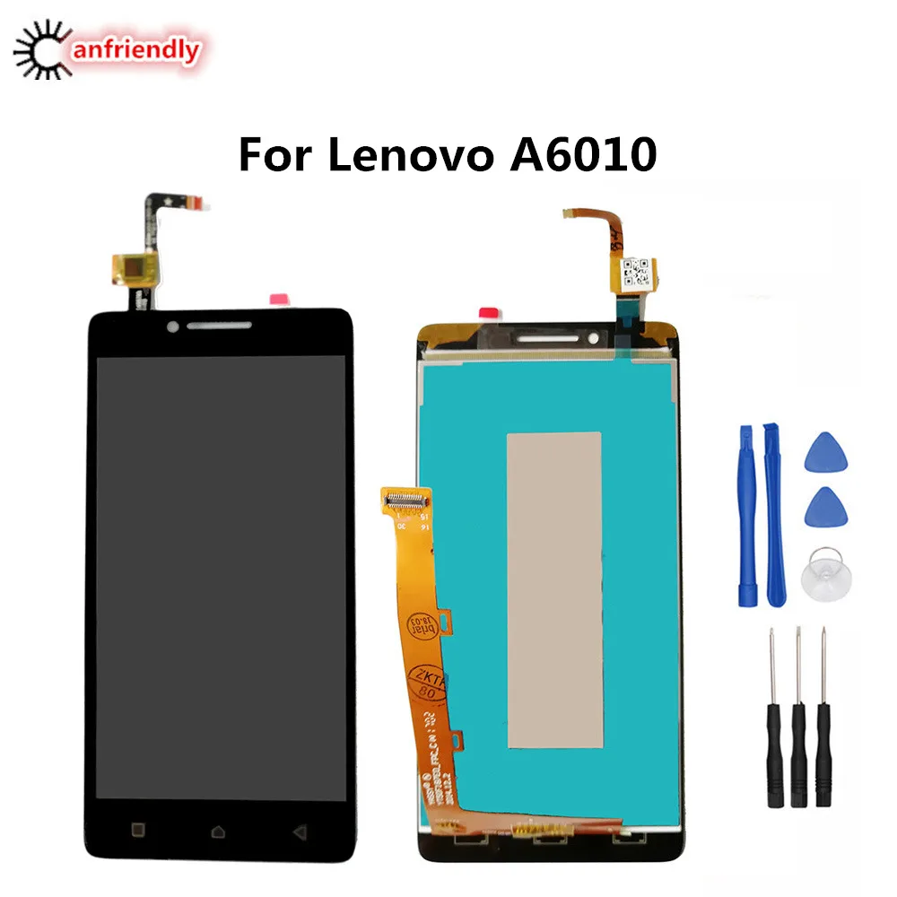 ЖК дисплей и сенсорный экран для Lenovo A6010 сменный дигитайзер в сборе A 6010 сменные