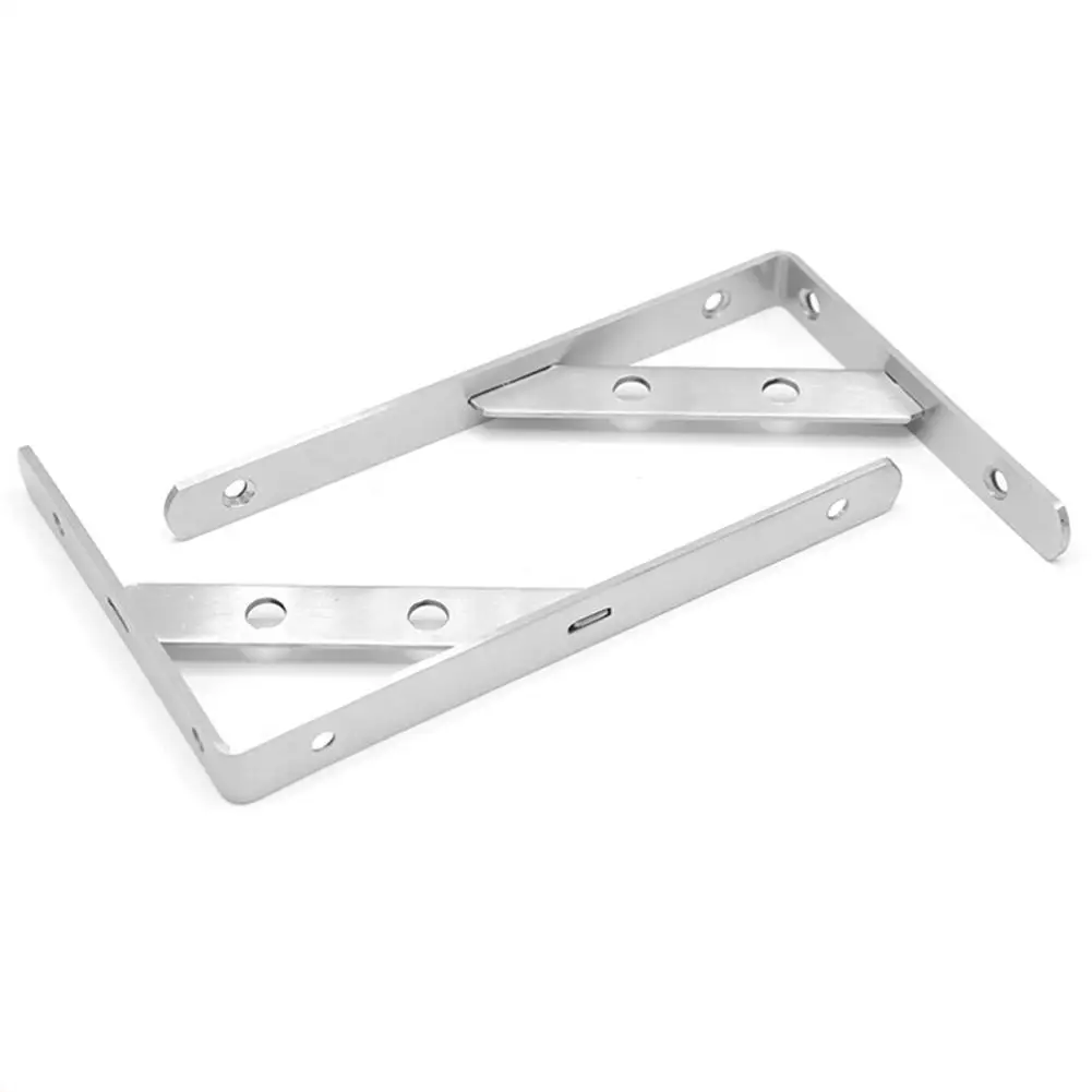 2Pcs Thickened stainless steel Triangular Wall Brace Support Bench Table Shelf Bracket | Дом и сад