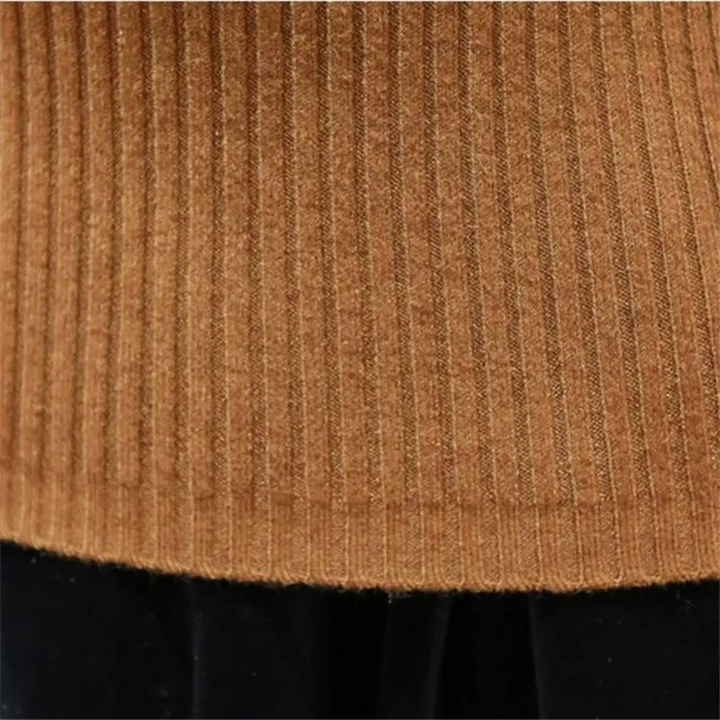 2017 цветные топы одноцветные женские свитера с высоким воротником вязаные