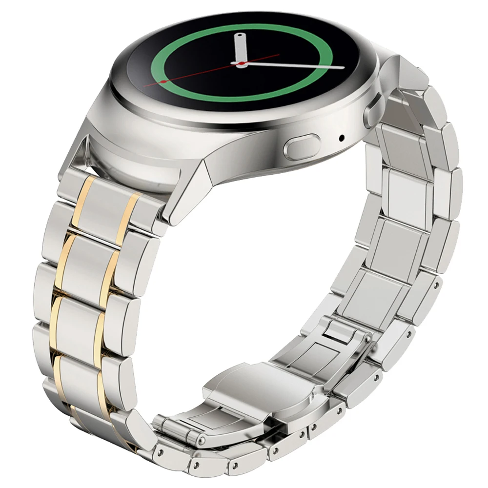 Браслет для смарт-часов Samsung Gear S2 R720 деловой металлический браслет из нержавеющей