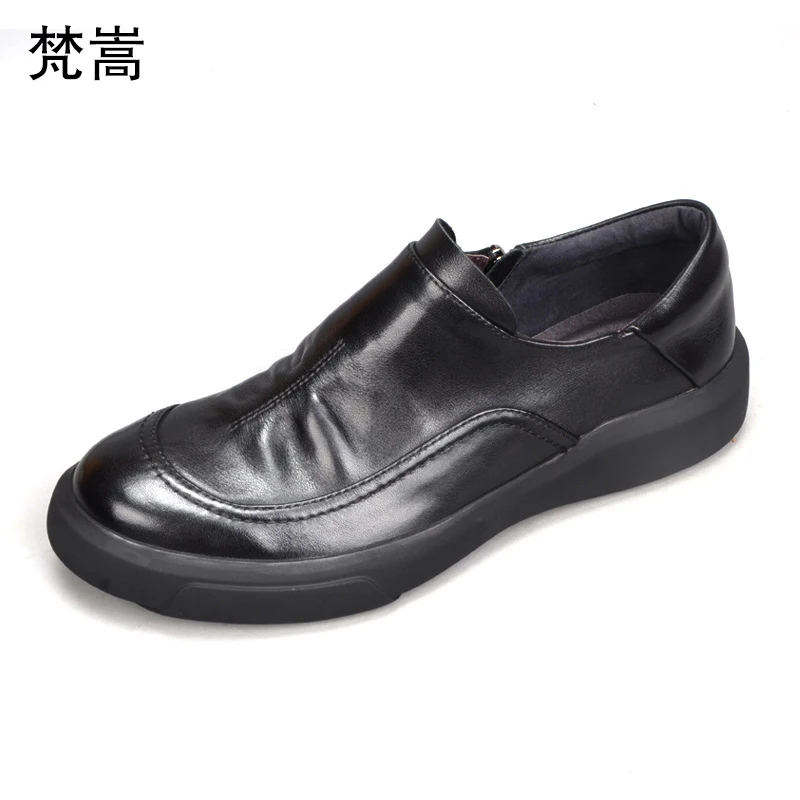 High Quality Genuine Leather Shoes Men cowhide fashion Business Dress loafer shoes mens luxury men designer | Обувь