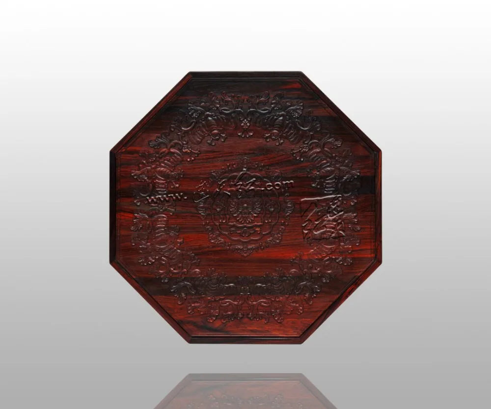 Деревянная резьба заполнение восьмисторонняя коробка для конфет Redwood домашняя