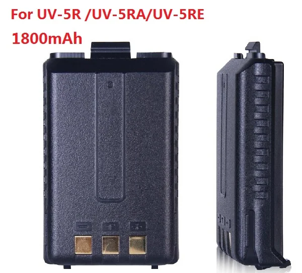 1 шт. 1800/3800 мА/ч иди и болтай Walkie Talkie “иди аксессуары для Baofeng Uv 5r Батарея 5ra uv 5re