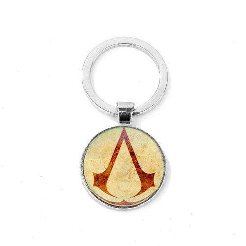 SIAN Fashion Эцио из Assassins Creed брелок Creed значок время драгоценный камень сплав игровой брелок для ключей фильм периферийный Сувенирный брелок Llaveros - Цвет: Style 5