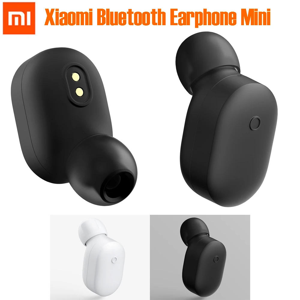 Оригинальные беспроводные Bluetooth наушники Xiaomi мини гарнитура 4 1 со встроенным