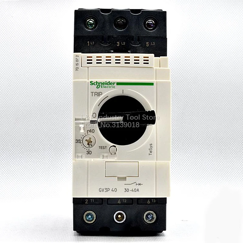 Новый оригинальный Франция Schneider GV3-P40 двигатель выключатель защиты GV3P40 30-40A 3P Тип