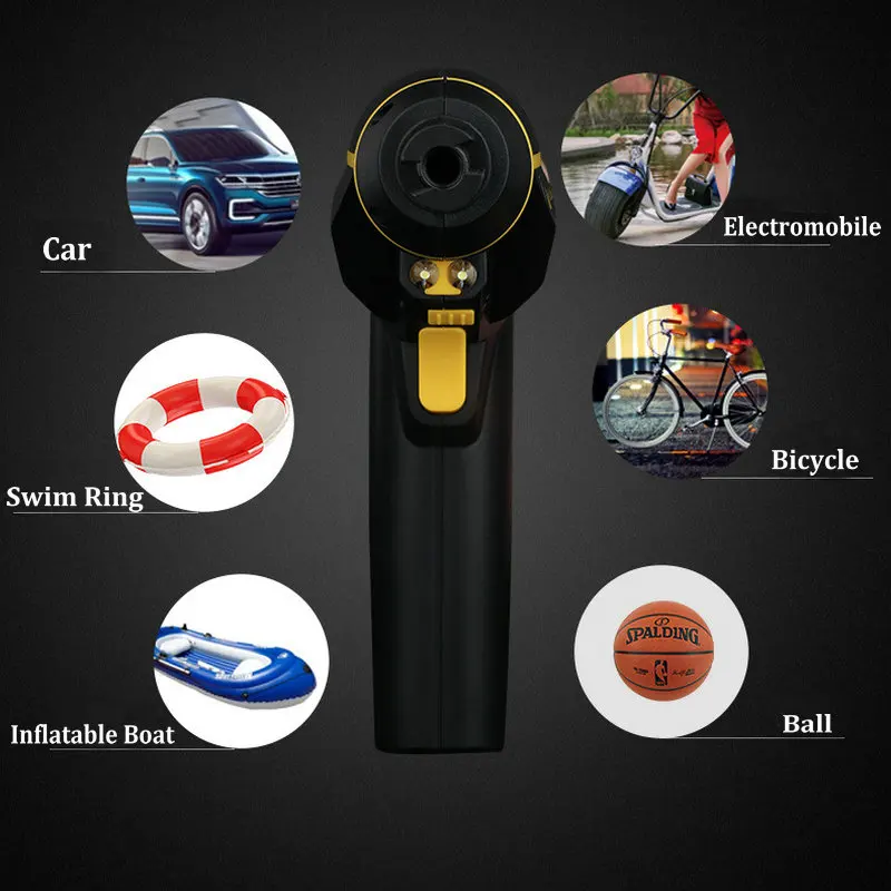 Интеллектуальный велосипедный насос беспроводной электрический высокого