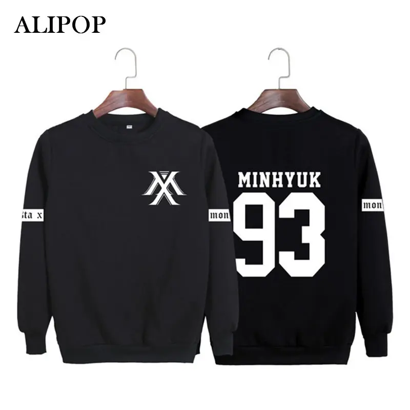 KPOP Корейская мода MONSTA X I.M JOOHEON MINHYUK SHOWNU альбом хлопковые толстовки одежда K pop