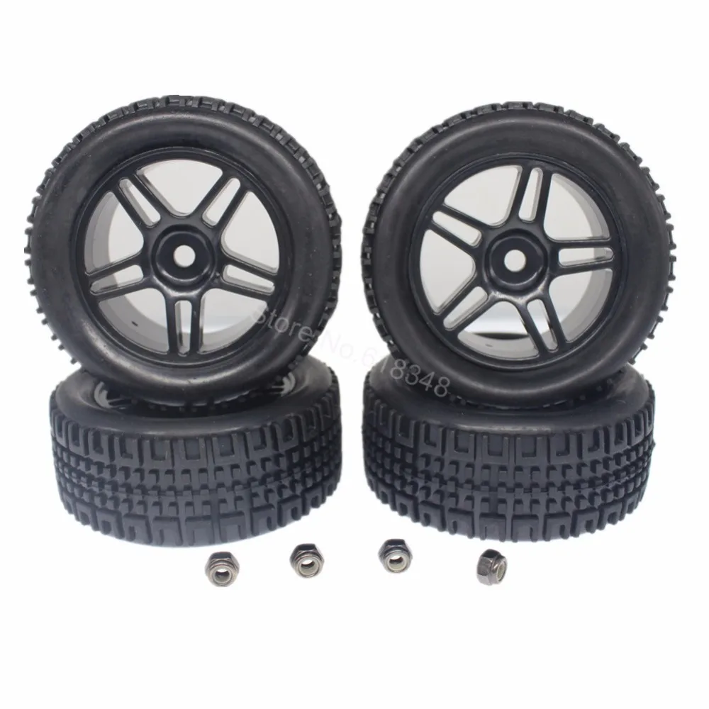 Раллийные шины с дистанционным управлением 4 шт. 76 мм набор колес пятизвездочной