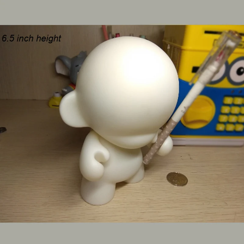 1 шт. 6,5 дюйма или 4 дюйма Kidrobot Munny DIY Краска виниловая кукла Фигурка кукла