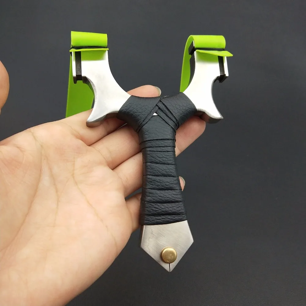 Новая Мощная гроза из нержавеющей стали Slingshot катапульты Охотник на запястье