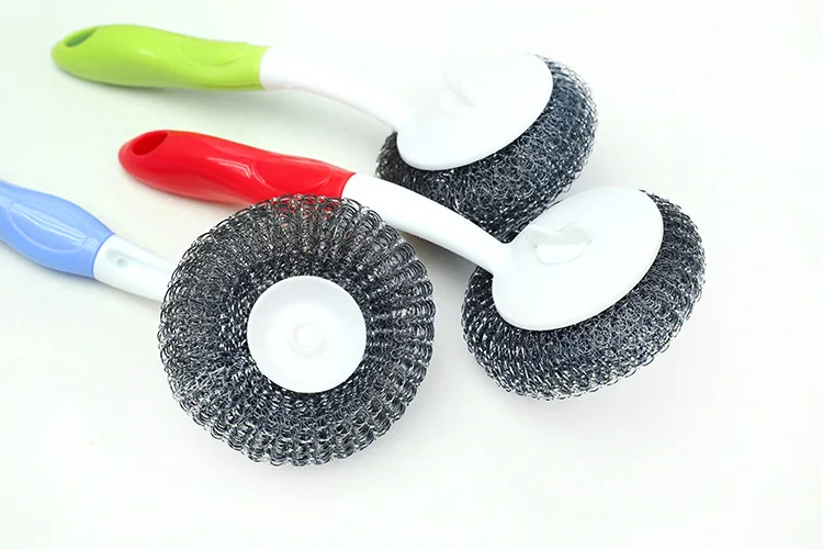Креативная стальная щётка для мытья посуды Xiguo Pot Pan brush Scrubber Cleaner Tool кухонные