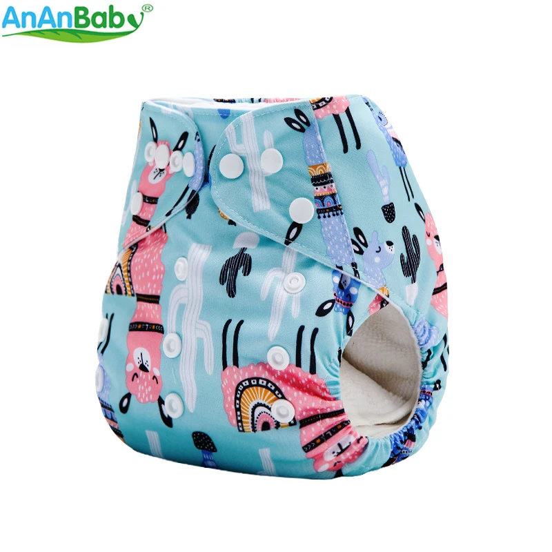 Ananbaby новые детские подгузники из экологически чистой ткани с машинной печатью 1