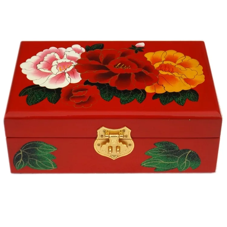 21cm x 14cm x 8cm Лакированные деревянные креативные коробки для хранения гостиной, небольшие предметы, доступные цвета, Быстрая, свадебные стильные чехлы - Цвет: 21cm x 14cm x 8cm